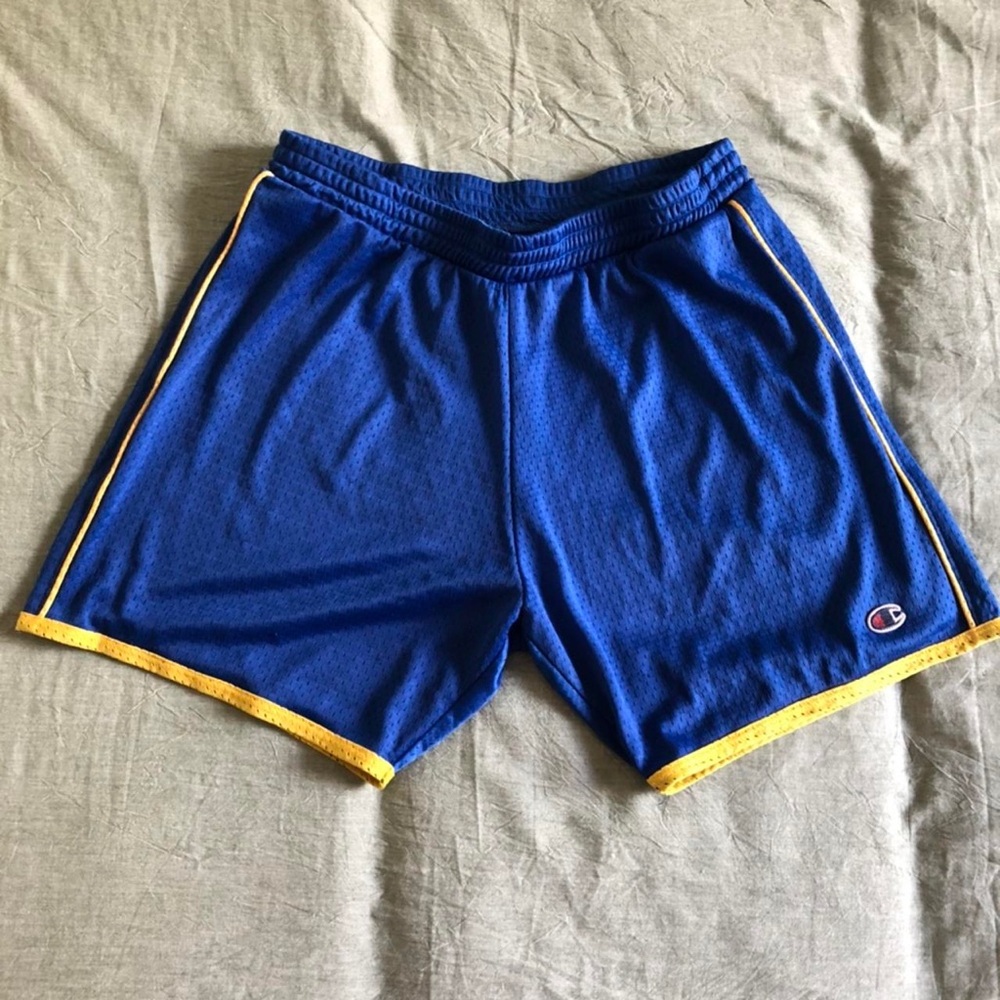 Champion Navy Mesh Shorts